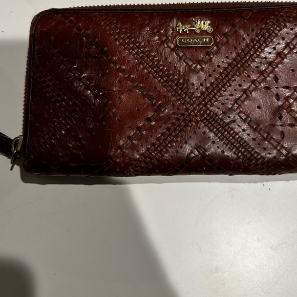 Leather Coach Wallet - Picture 1 of 6